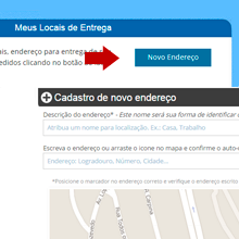 Registre um ou mais endereços